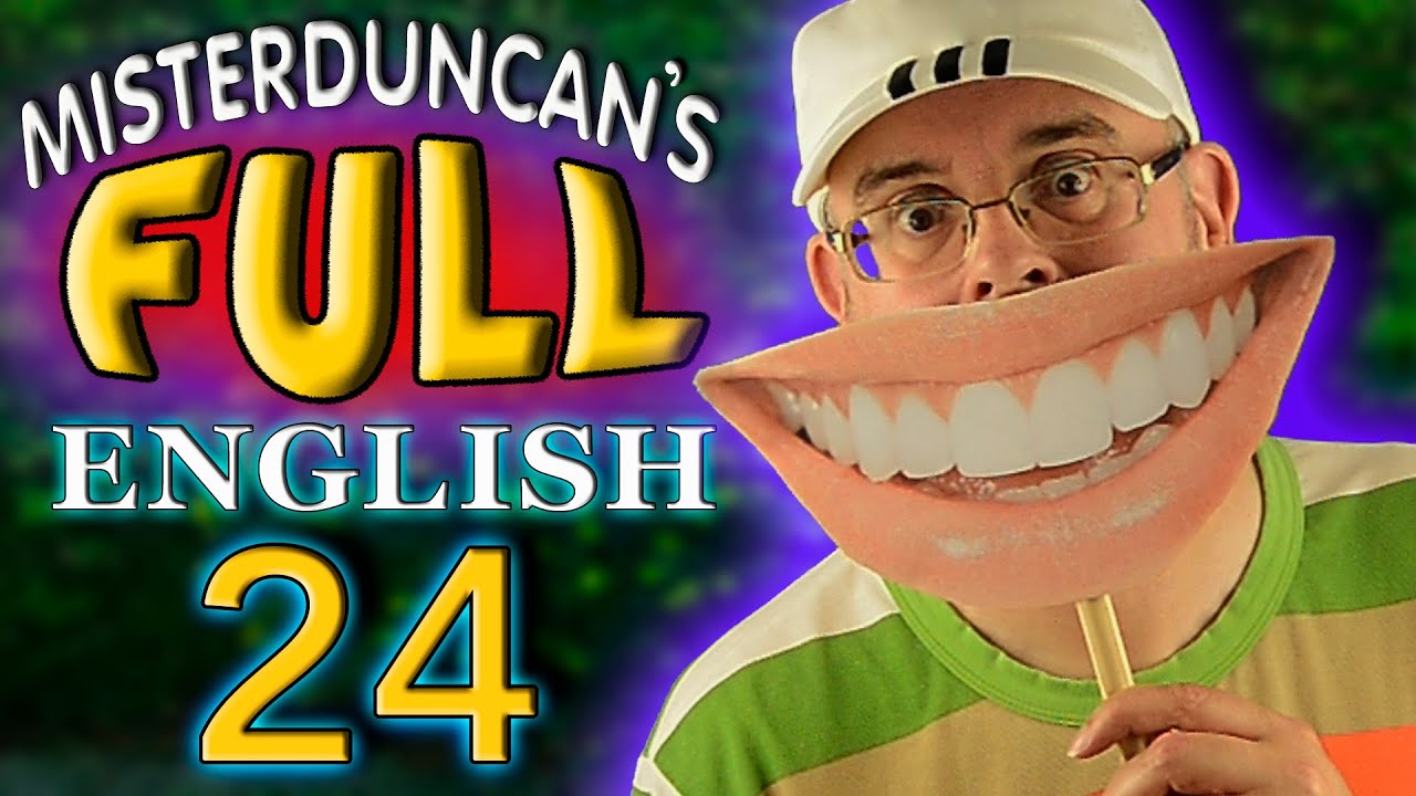 Full English Lesson - 24 - Learn new English words and phrases. Speak English with Misterduncan.