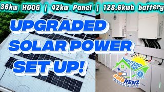 Upgraded SOLAR POWER SET UP!  36kw HOOG parallel/42kwP/128.6kwh