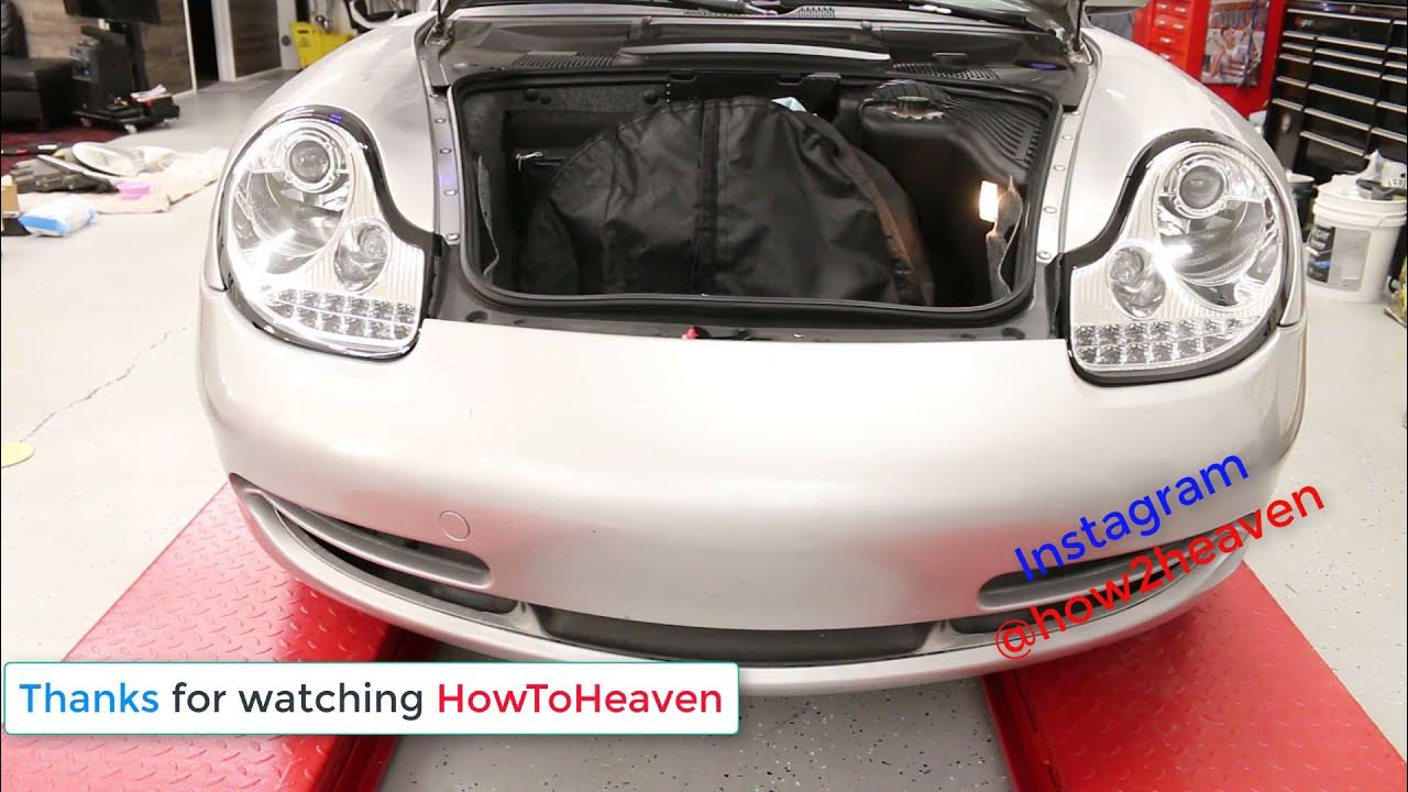 LED Headlight Upgrade on a 2000 Porsche 911 996 - YouTube