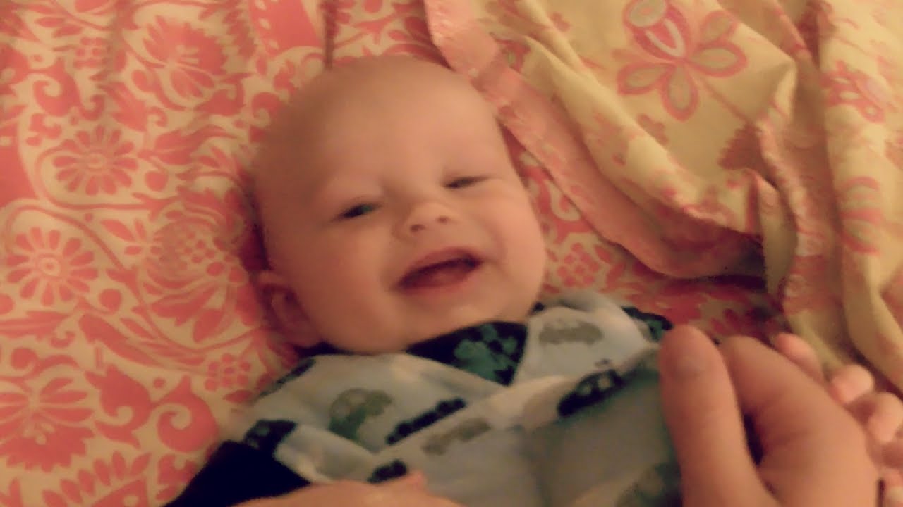 BABY LAUGHING AT VELCRO