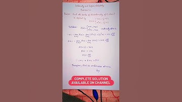 Class12 Ex 5.1 Q10 Math | Continuity | Chapter 5 | Q10 Ex 5.1 Class12 Math | Ex 5.1 Q10 Class12 Math