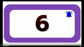 6 Seconds Countdown Timer With Sound Effect COLOR 4K   HD   1080