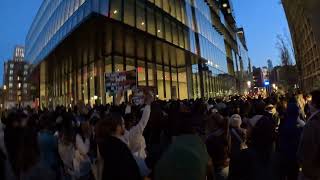 Students re-established their Gaza Solidarity Encampment at NYU. 2of3