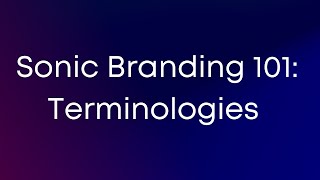 Sonic Branding 101 Logos, Dna Tracks, Notifications More