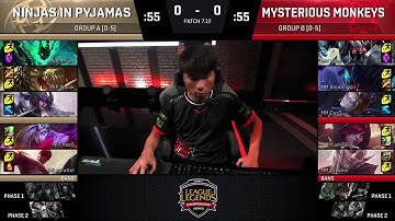 Ninjas In Pyjamas vs Mysterious Monkeys (Highlights Game 1 Week 5) EU LCS Summer 2017