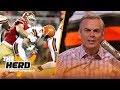 Colin reacts to Browns' 31-3 shellacking by the 49ers & says team should trade OBJ | NFL | THE HERD