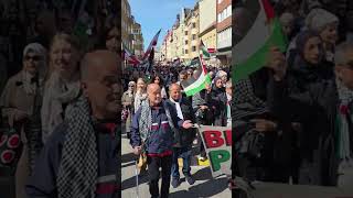 مظاهرة اليوم دعما لغزة مالمو-السويد/stor demonstration idag Malmö-Sweden 17-05-2026