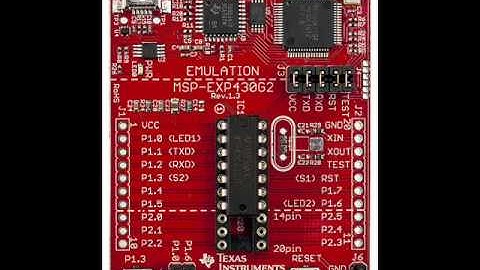 MarkoeZ MSP430 Launchpad Video