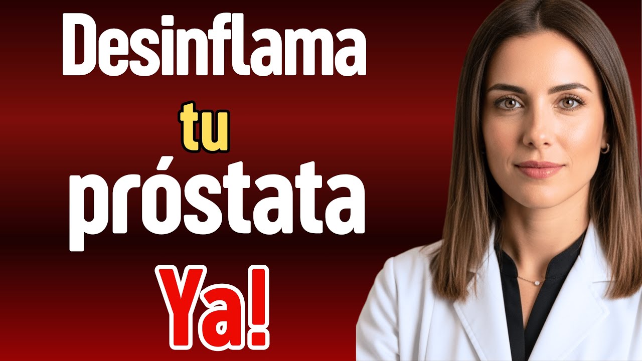 Cómo DESINFLAMAR LA PROSTATA de forma rápida | Consejos de uróloga