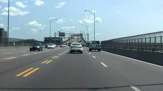 Jacques Cartier Bridge eastbound