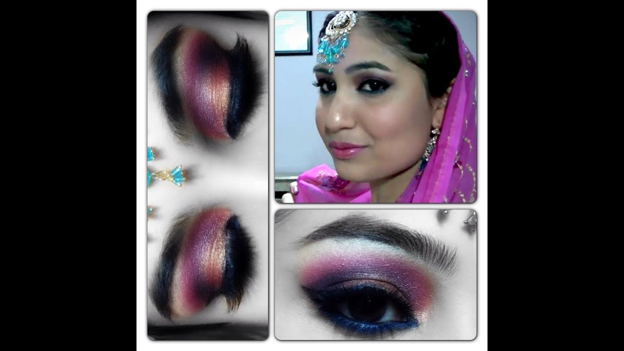 Pink Gold Indian Bridal Makeup Tutorial YouTube