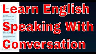 Learn English Speaking With Conversation Online Through Skype!
