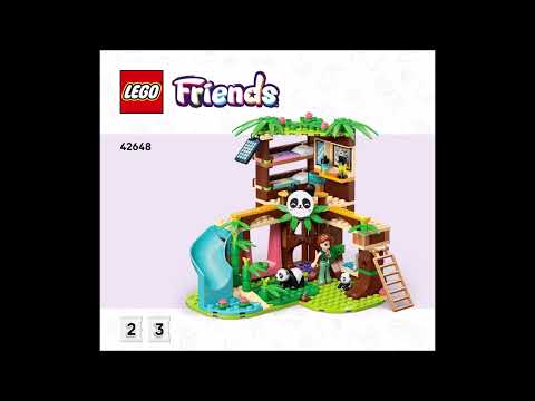 LEGO 42648 Instructions | Friends | Panda Sanctuary | Book 2: Tree House | Vet