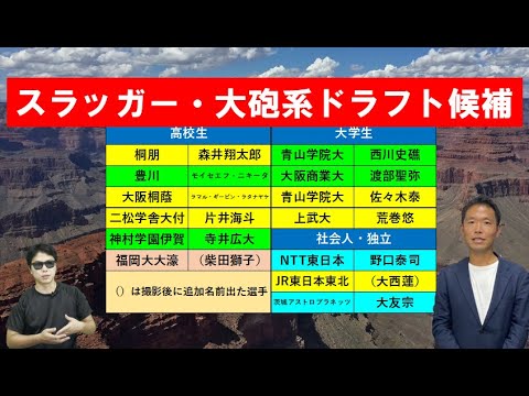 大砲・スラッガーの2024年ドラフト候補【西尾典文さん】ジャンル別選手紹介シリーズ