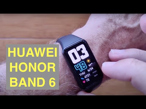 HUAWEI Honor Band 6 IP68 5ATM Waterproof Advanced Fitness Bracelet: Unboxing and 1st Look