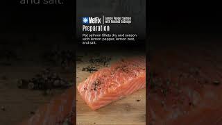 Lemon Pepper Salmon With Roasted Cabbage