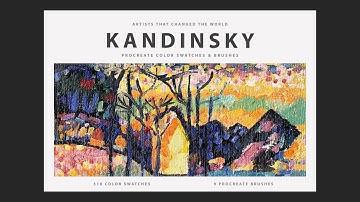 Testing Wassily Kandinsky’s Procreate Brushes by Digi Life