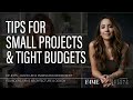 375  tips for small projects and tight budgets