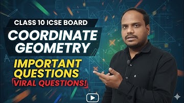 Class 10 ICSE BOARD COORDINATE GEOMETRY | Equation Of Line | Very Most Important Question ❓