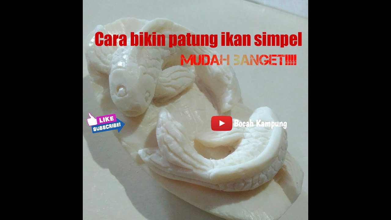  Patung  Ikan Cantik dari  Sabun  Cara mudah bikin ukiran 