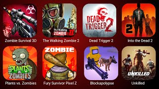 Zombie Survival 3D - The Walking Zombie 2 - Dead Trigger 2 - Into the Dead 2 - Plants vs. Zombies screenshot 4