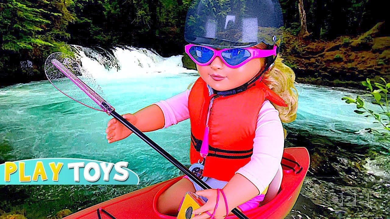 Baby Doll Camping House & Picnic Grill Toys! YouTube