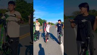 Tipos de suspensión 🤔#bikeshorts #viralshort #shortvideo #stunt