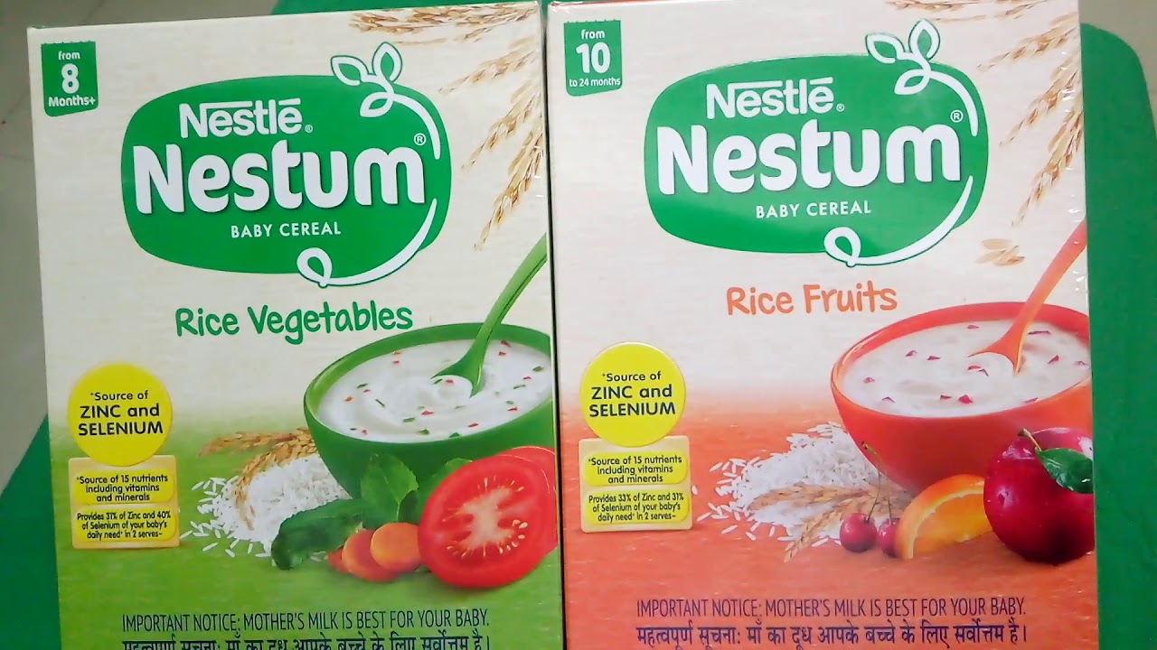 nestum baby cereal rice