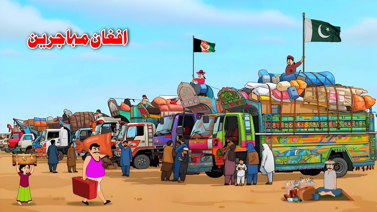 Afghan Refugees | Pashto Moral Story | Pashto Khan Cartoon