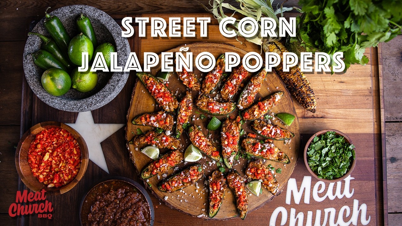 These Smoked Street Corn Jalapeño Poppers are Insanely Good
