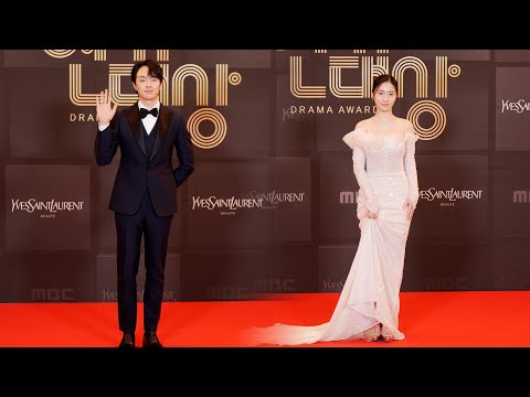 정우연x권혁 | 2021MBC연기대상 포토월 | TVPP | 밥이 되어라