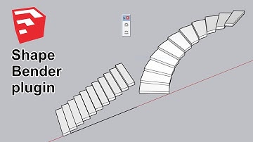How to use Shape Bender Plugin for Sketchup Pro | Sketchup in Urdu & Hindi