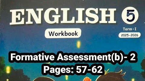 5th standard term 1 English formative assessment 2 FA(b)- 2 workbook answers 2025 2026 ennum Eluthum