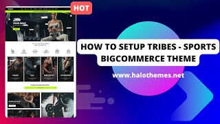 #02 How To Setup Tribes - Sports BigCommerce Stencil Template screenshot 2