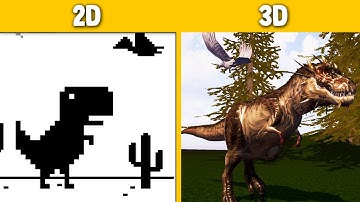 I Made Chrome Dinosour Game 3D | hindi game development