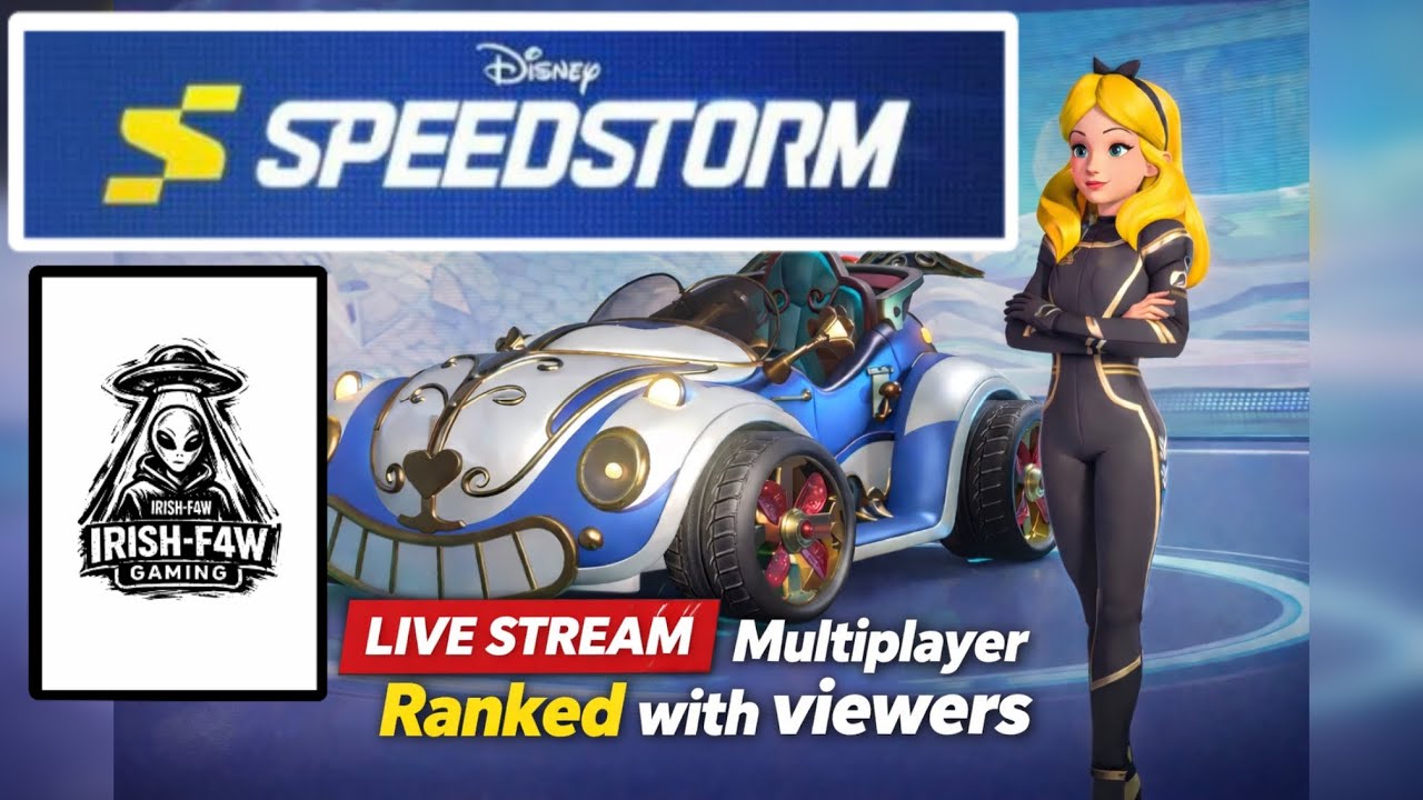Disney Speedstorm live stream Road to 200 Subscribers- Irish-F4W Gaming