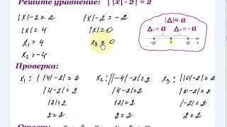 Модуль. Уравнения с модулем #1. Алгебра 9 класс. Модуль. Уравнения с модулем #1. Алгебра 9 класс.