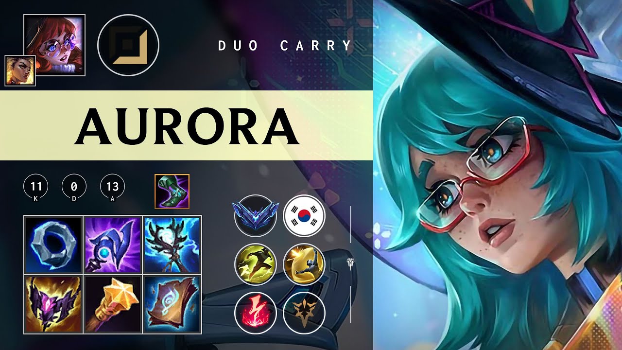 Aurora Carry vs Zeri - KR Diamond Patch 26.01