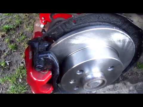 Установка дисковых тормозов OPEl Astra G / Installing disc brakes OPEl Astra G