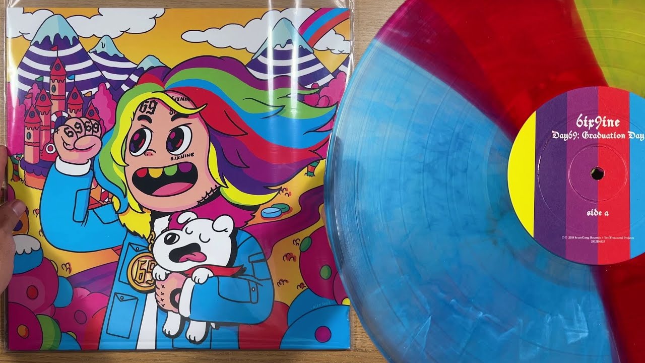 6ix9ine - Day69: Graduation Day Rainbow Vinyl Unboxing - YouTube