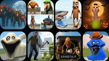 Hungry Spongebob,Hungry Cat,Crused Deer,Sprunki Azuri,Nextbots In Playground Mod...