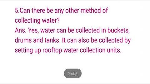 Drop By Drop,  Text Book Exercises,  Questions And Answers,  EVS, Class3, NCERT
