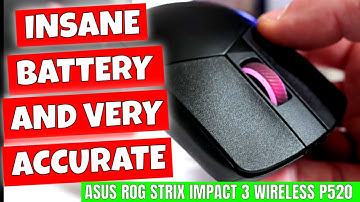 ASUS ROG Strix Impact 3 iii Wireless P520 met verwisselbare schakelaars en waanzinnige batterijduur