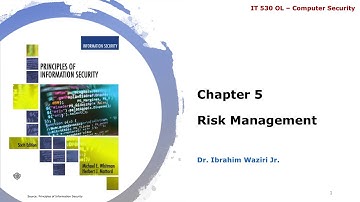 Chapter 5 - Risk Management
