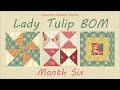 Lady Tulip BOM - Month 6