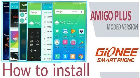How to install Gionee Amigo Plus on MMX Q380 || AshTech Galaxy