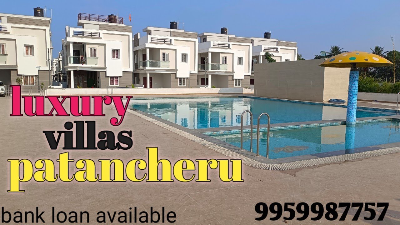 Luxury villas for sale in gated community at patancheru near