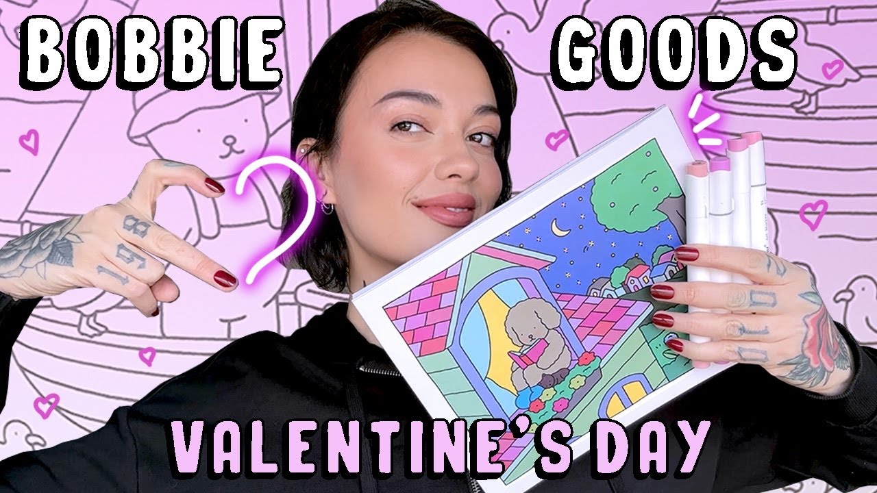 PINTANDO BOBBIE GOODS COM O TEMA DE VALENTINE'S DAY - TÃO DELICADO GENTE AI QUE DELICADO