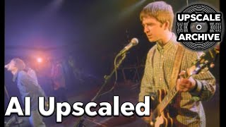 Video thumbnail of "Oasis - Cigarettes and Alcohol (Live by the Sea, 1995) 1080p50fps AI Upscale Example"