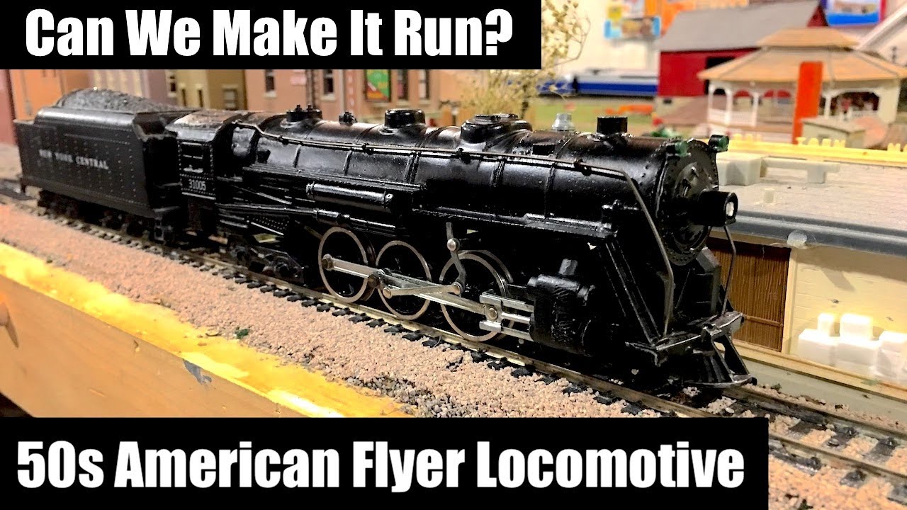 1950s American Flyer Steam Loco Run 